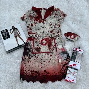 Women’s bloody nurse costume (DB*)